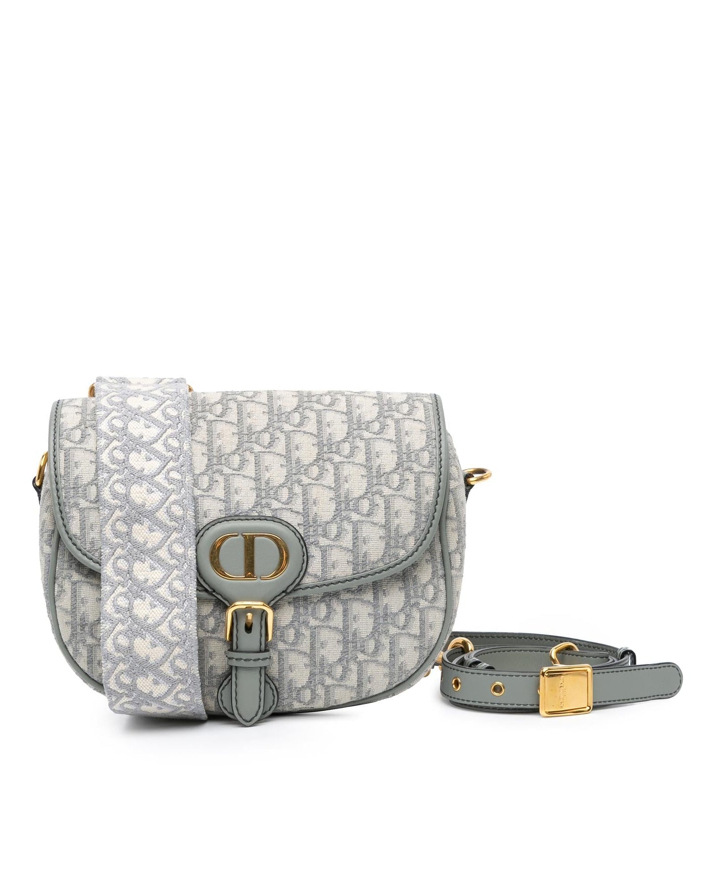 Medium Oblique Bobby Crossbody with Leather Trim and Adjustable Strap