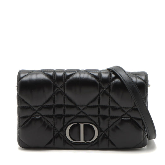 Christian Dior Black Cannage Leather Small Caro Bag [Clearance Sale]