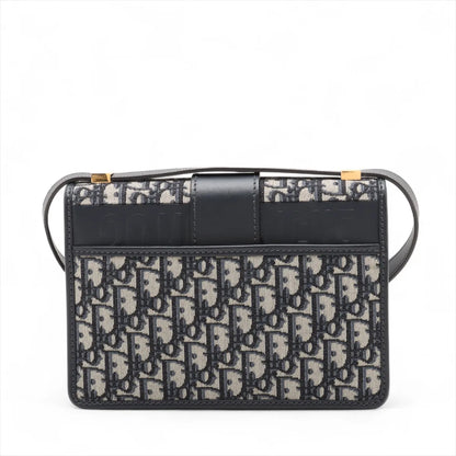 Christian Dior Blue Dior Oblique Jacquard 30 Montaigne Bag with Chain [Clearance Sale]