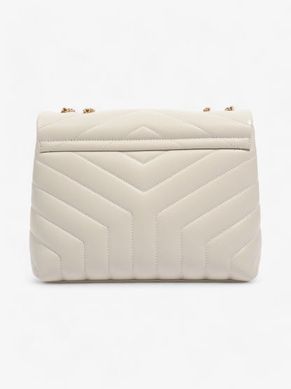 Saint Laurent Loulou Blanc Calfskin Leather Small