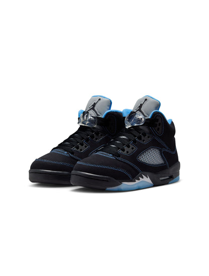 Air Jordan Big Kids 5 Retro - Black Carolina