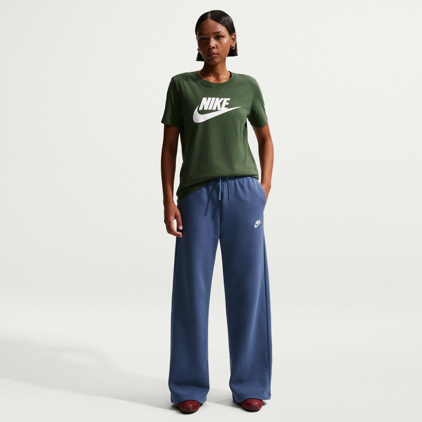 Nike Womens Sportswear Club Fleece Sweatpants - Mystic Navy