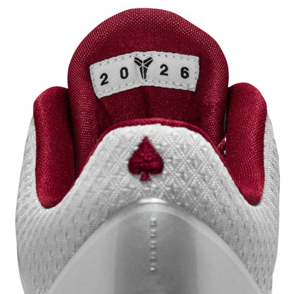 Nike Big Kids Kobe V Metallic Silver/Team Red
