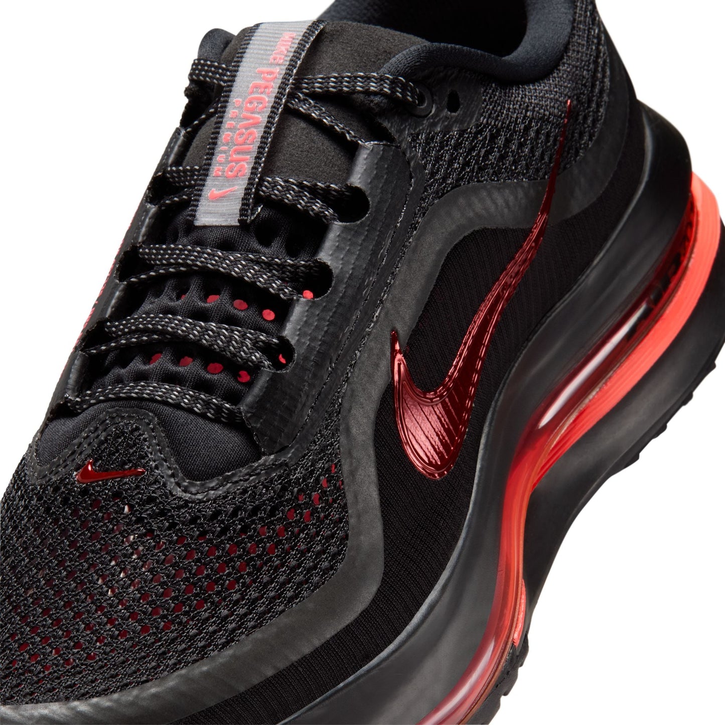 Nike Womens Pegasus Premium - Black/Hot Lava