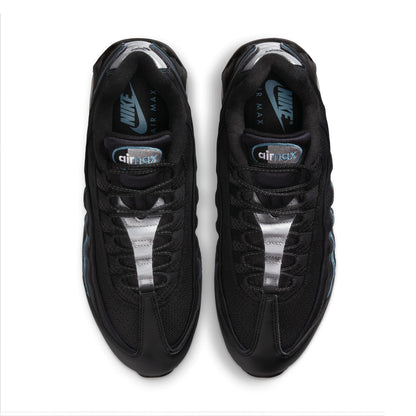 Nike Mens Air Max 95 "Big Bubble" - Black/Smokey Blue
