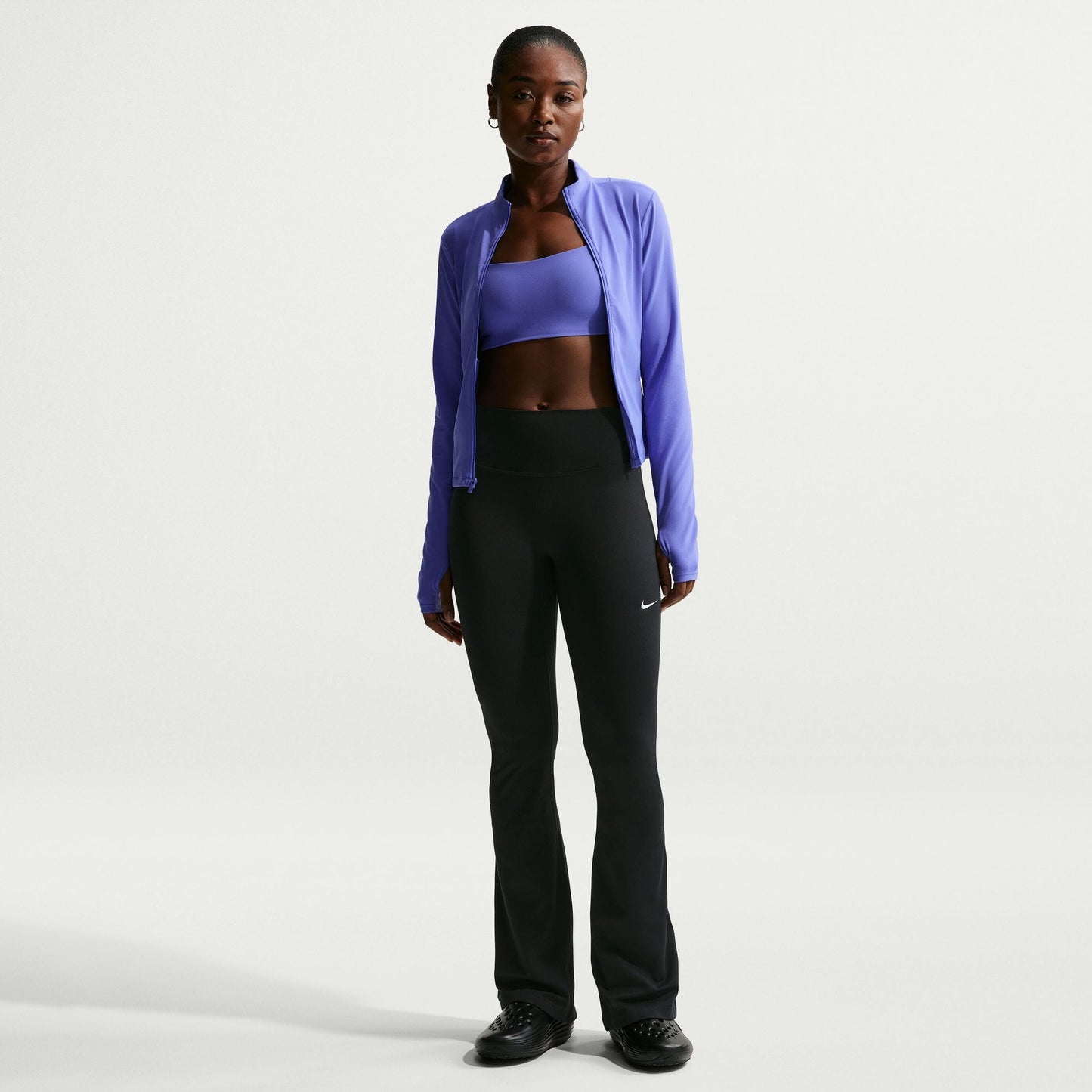 Nike Womens One Flared Leggings - Black