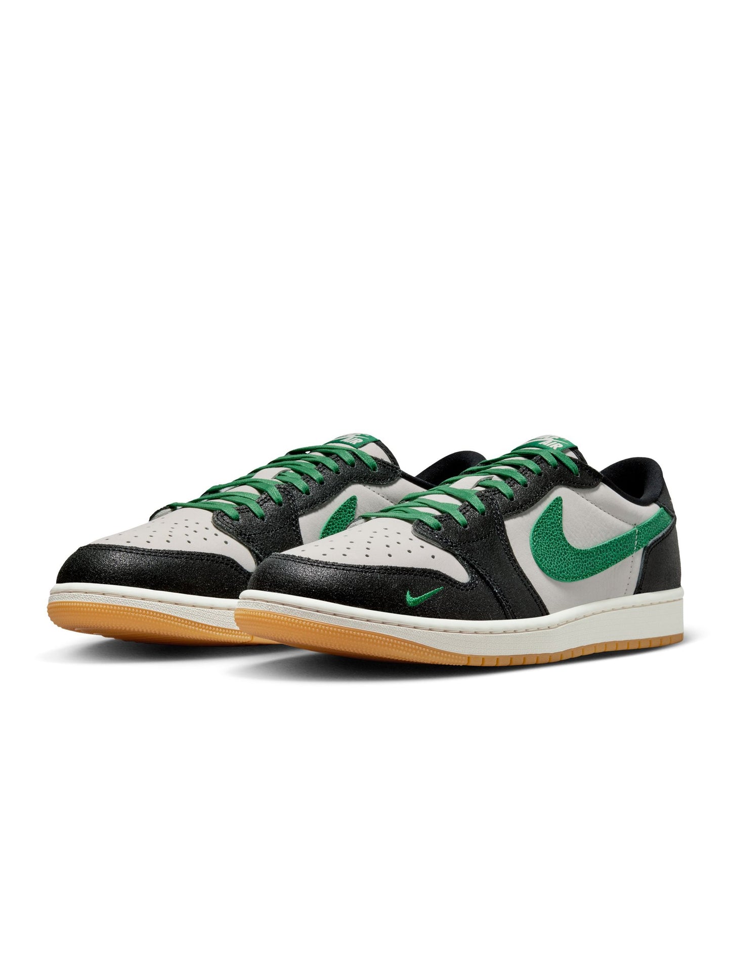 Air Jordan Mens 1 Retro Low - Pine Green