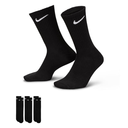Nike Everyday Lightweight Crew Socks 3-Pack - Black