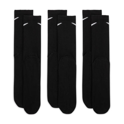 Nike Everyday Lightweight Crew Socks 3-Pack - Black