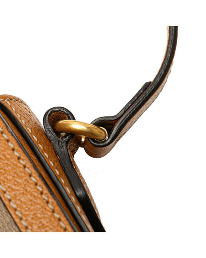 Mickey Mouse Printed Crossbody Bag with Leather Trim