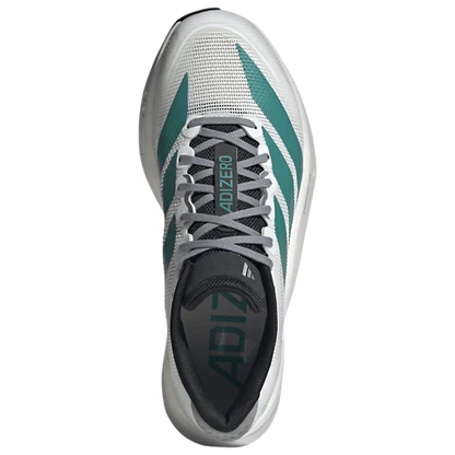 Adidas Adizero Boston 13 White Pure Teal