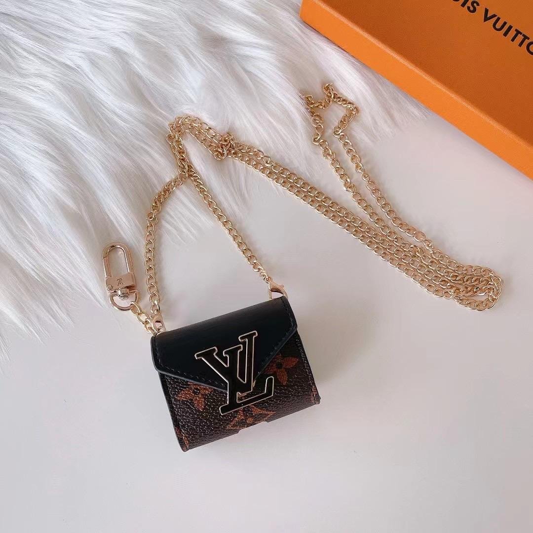 Luxury Magnetic Closure AirPods Case LV Style