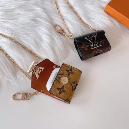 Luxury Magnetic Closure AirPods Case LV Style