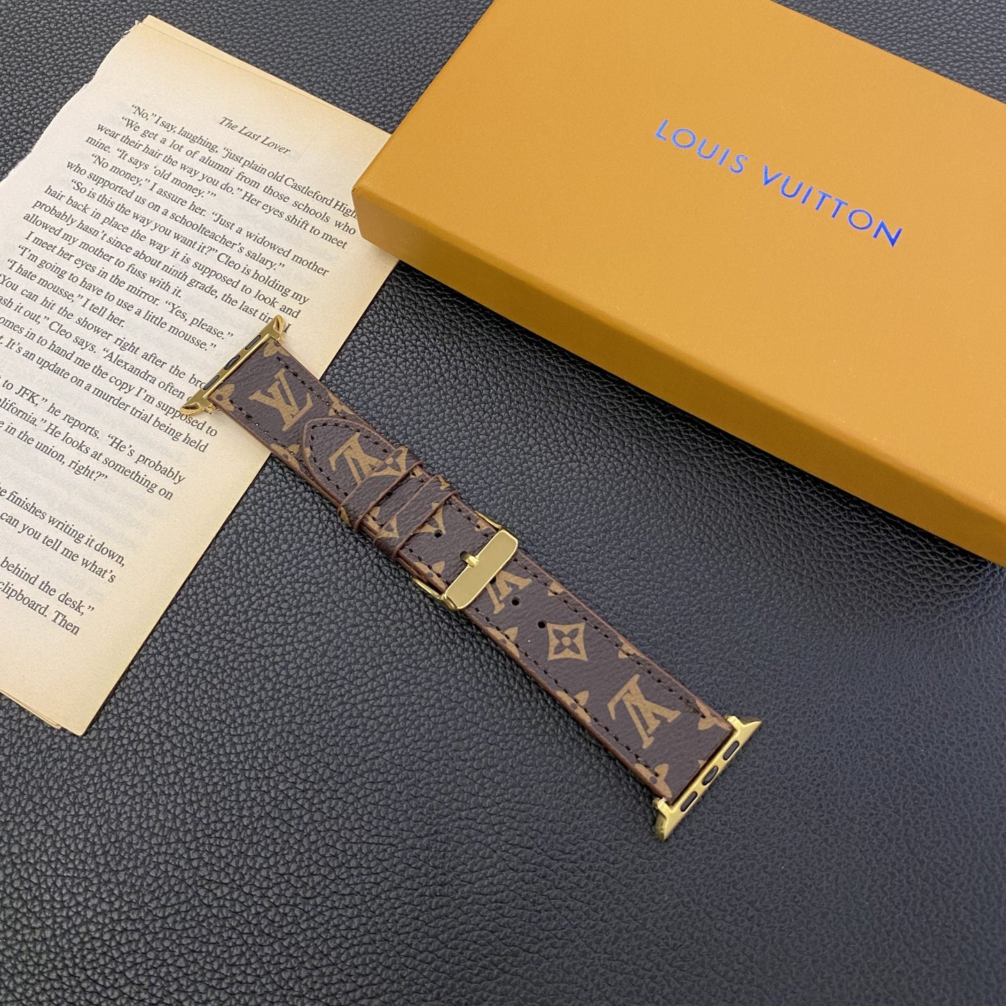 Apple Watch Bands Brown Monogram