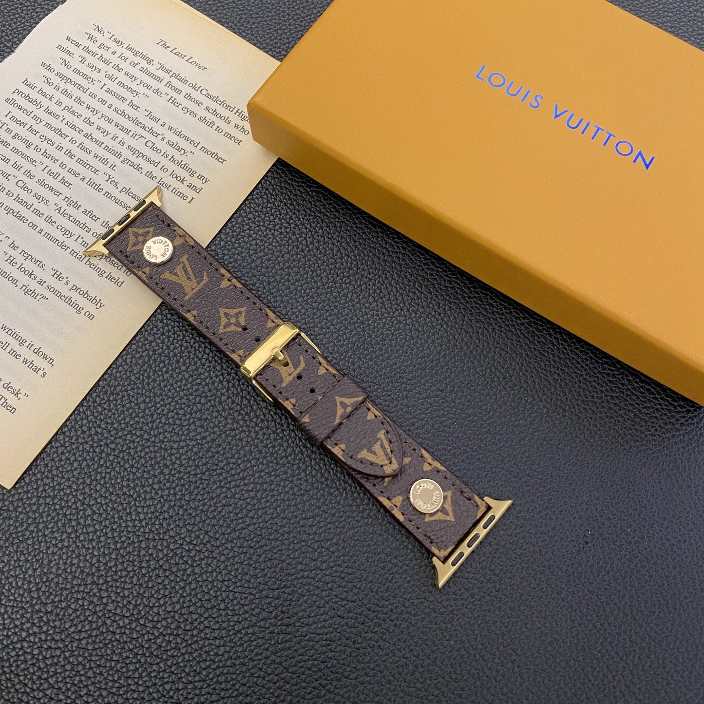Apple Watch Bands Brown Monogram