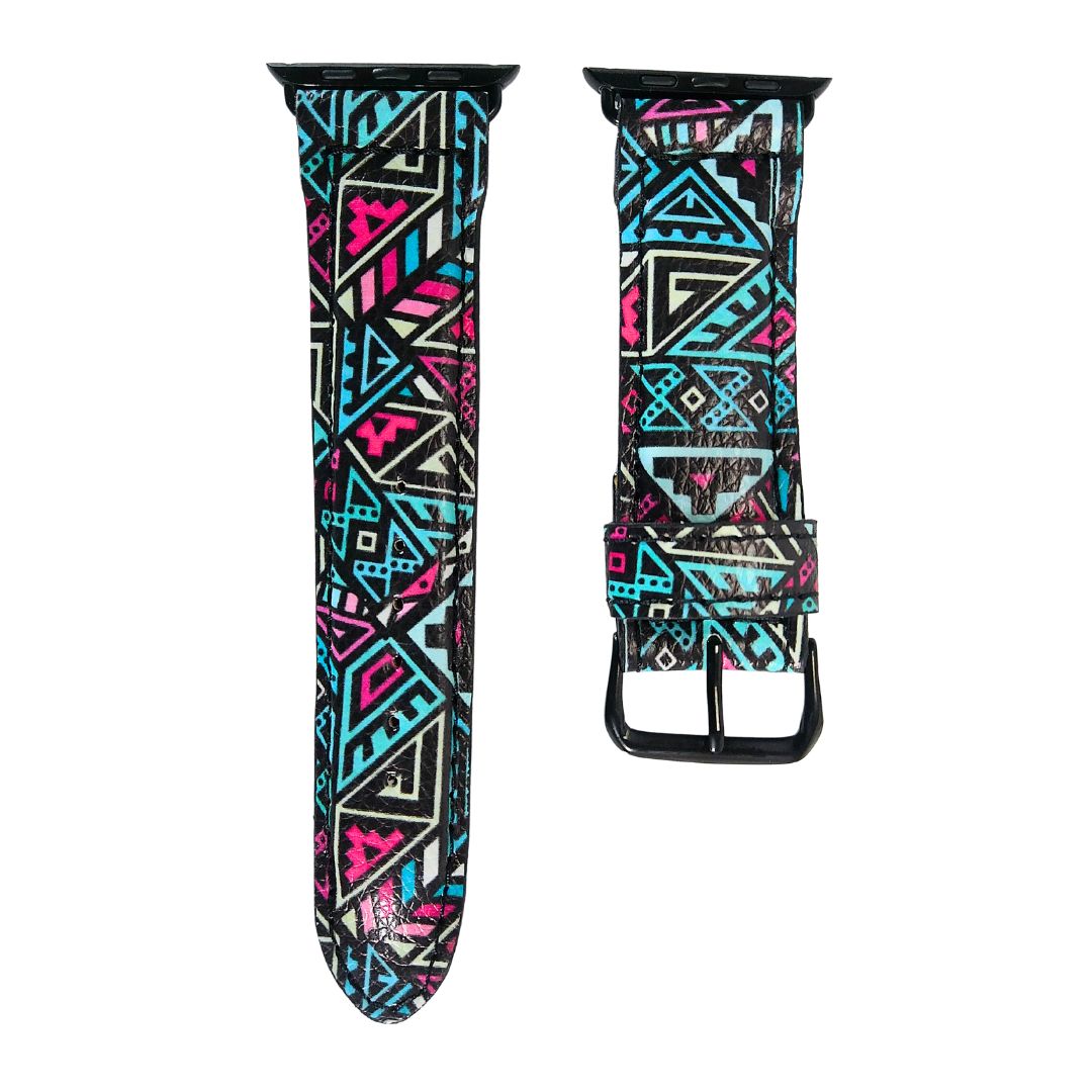 Aztec Rainbow Apple Watch Band