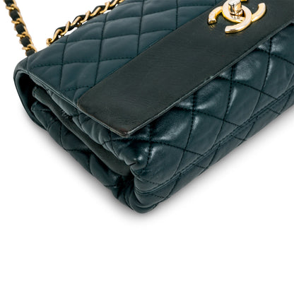 Chanel Classic Flap Lambskin Brown Shoulder Bag Style 10