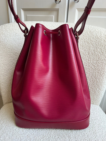Louis Vuitton Fuchsia Epi Noe GM Bucket Bag