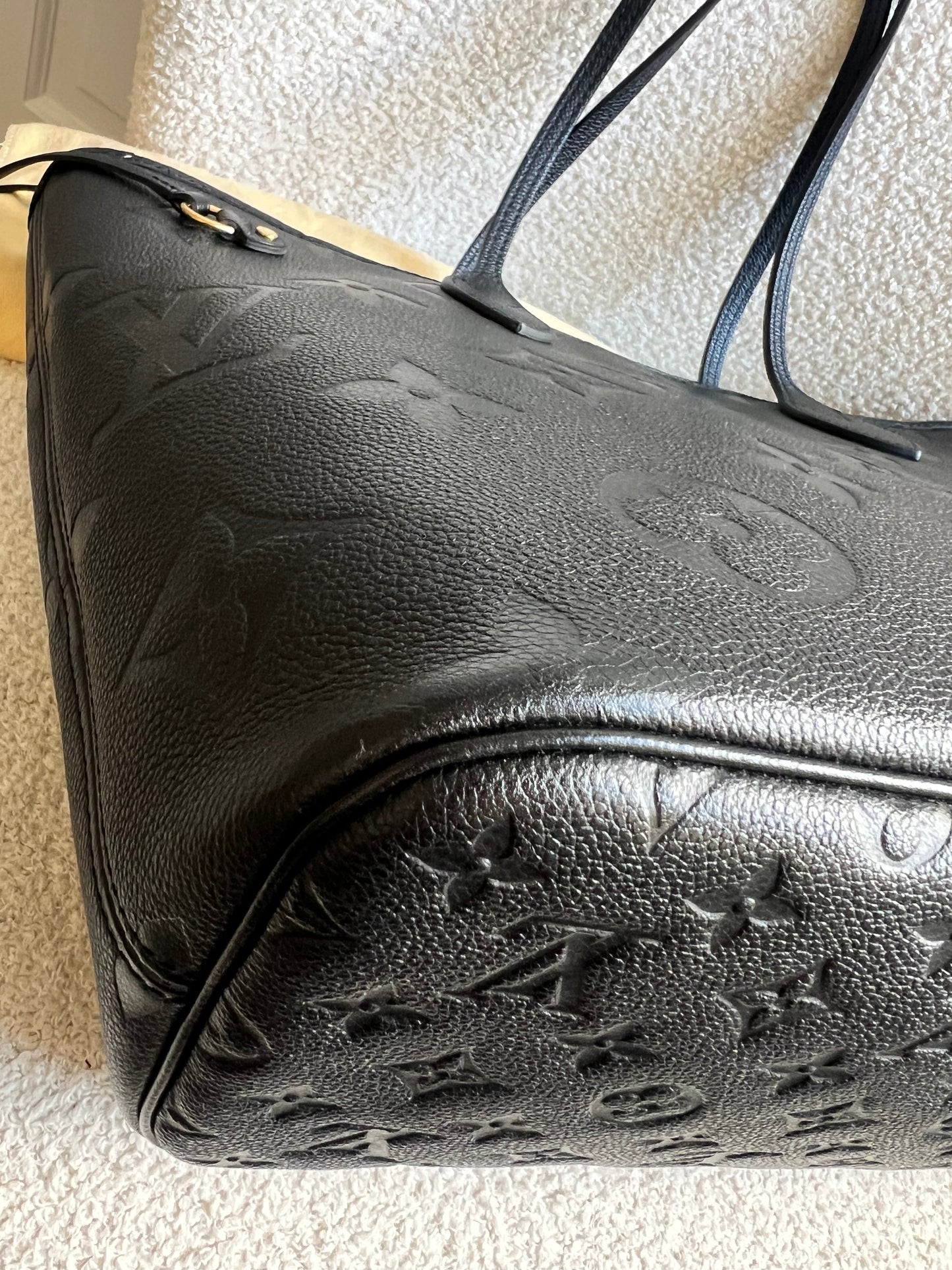 Louis Vuitton Neverfull MM Black Empreinte (RRP £1,970)