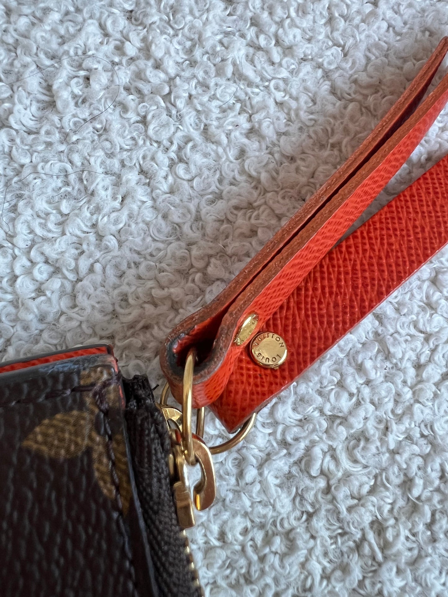 Louis Vuitton Adele Wallet Monogram and Orange