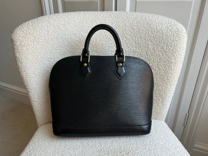 Louis Vuitton Alma PM Black Epi
