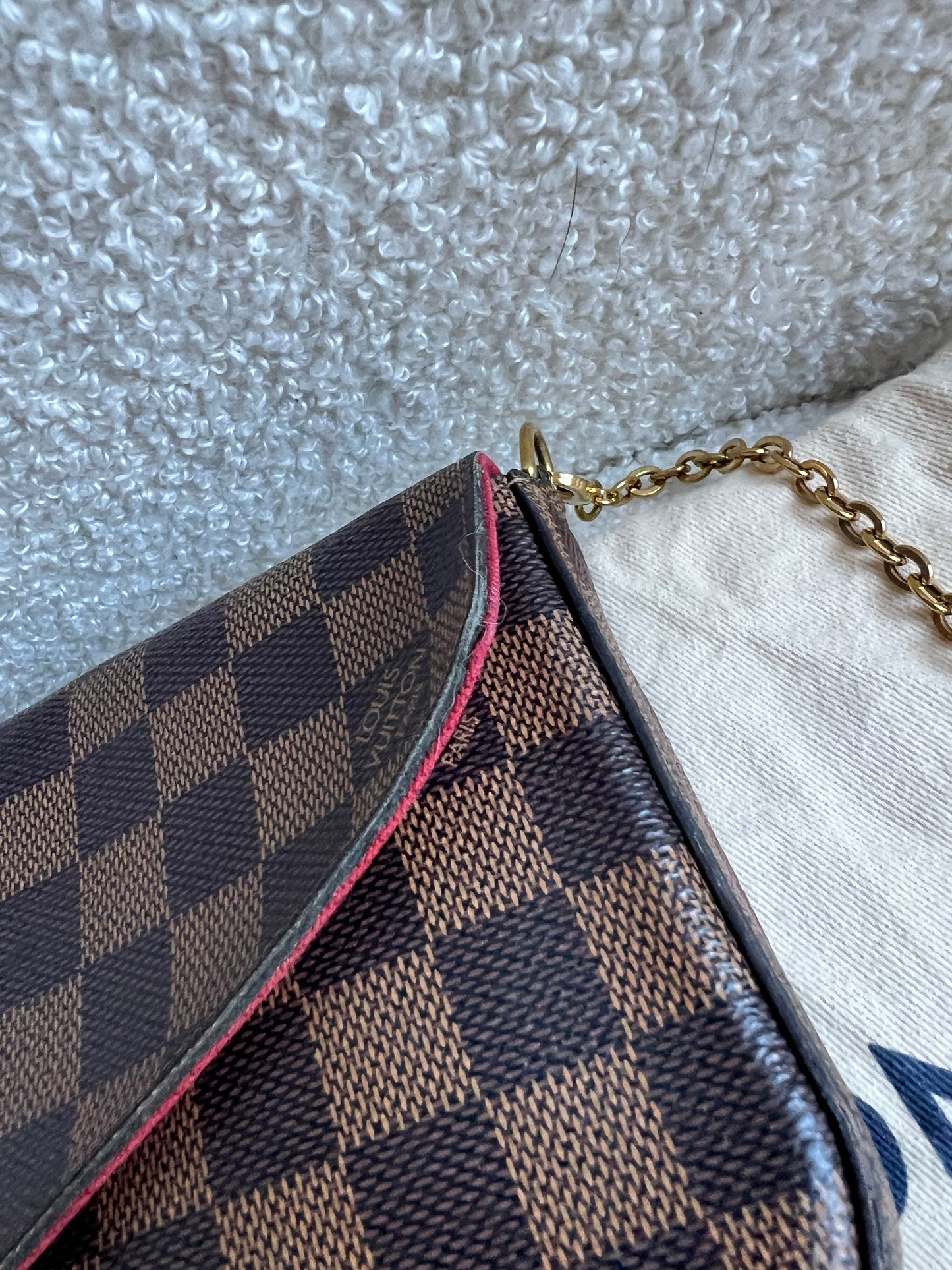Louis Vuitton Felicie Pochette Damier Ebene (RRP £1090)