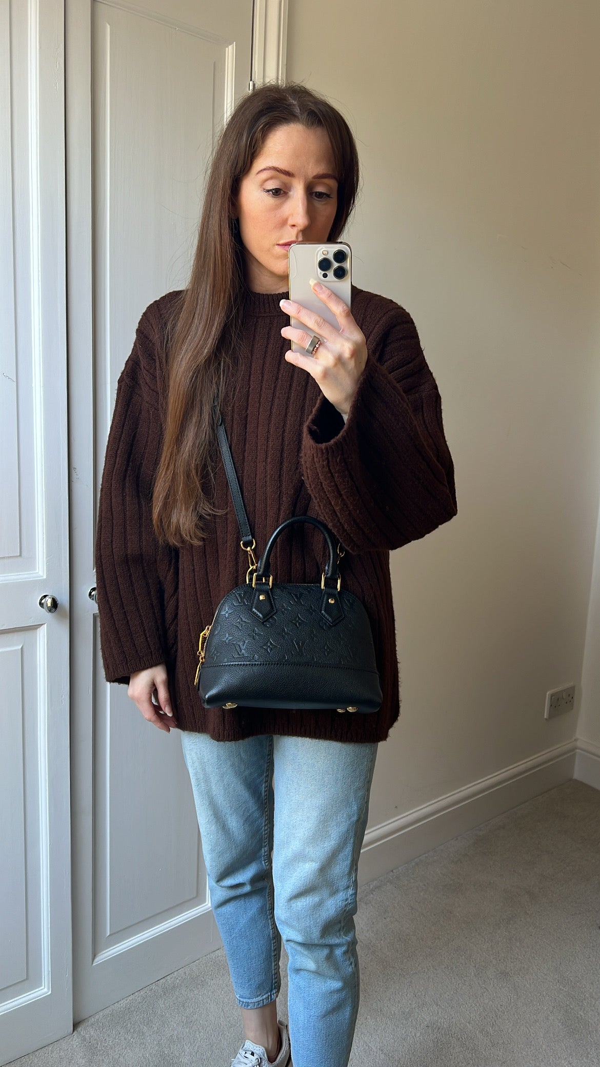 Louis Vuitton Alma Neo BB Black Empreinte  (RRP £2,020)