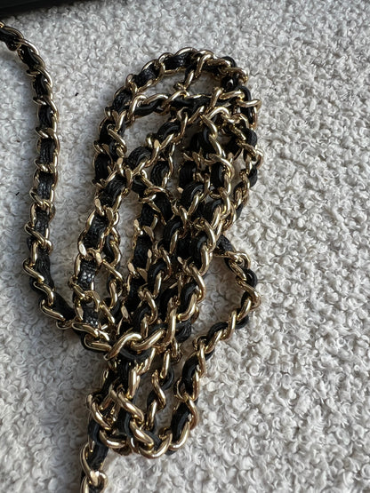 Chanel Black Caviar Wallet on Chain (RRP £2,930)