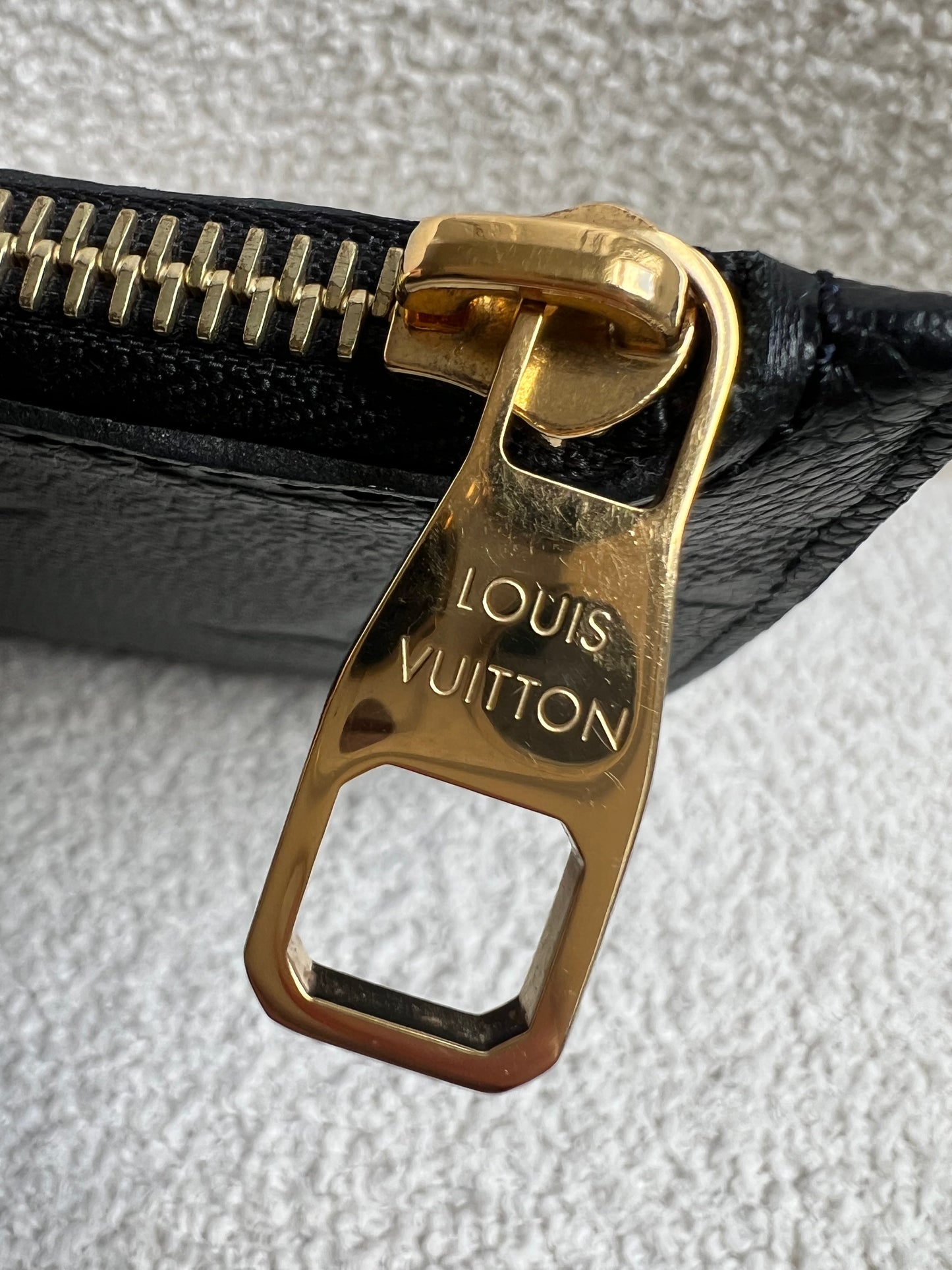 Louis Vuitton Pouch (from Neverfull) Black Empreinte