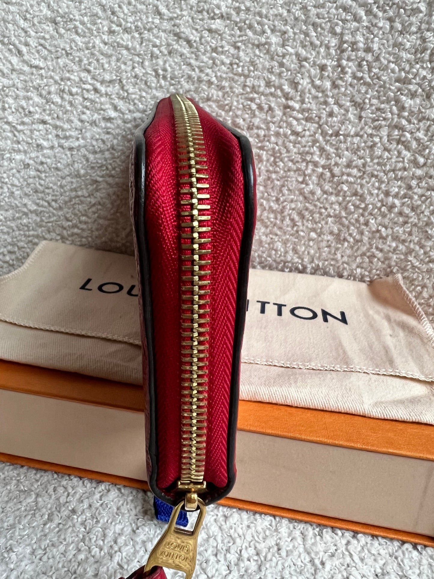 Louis Vuitton Zippy Wallet in Red Empreinte (RRP £740)