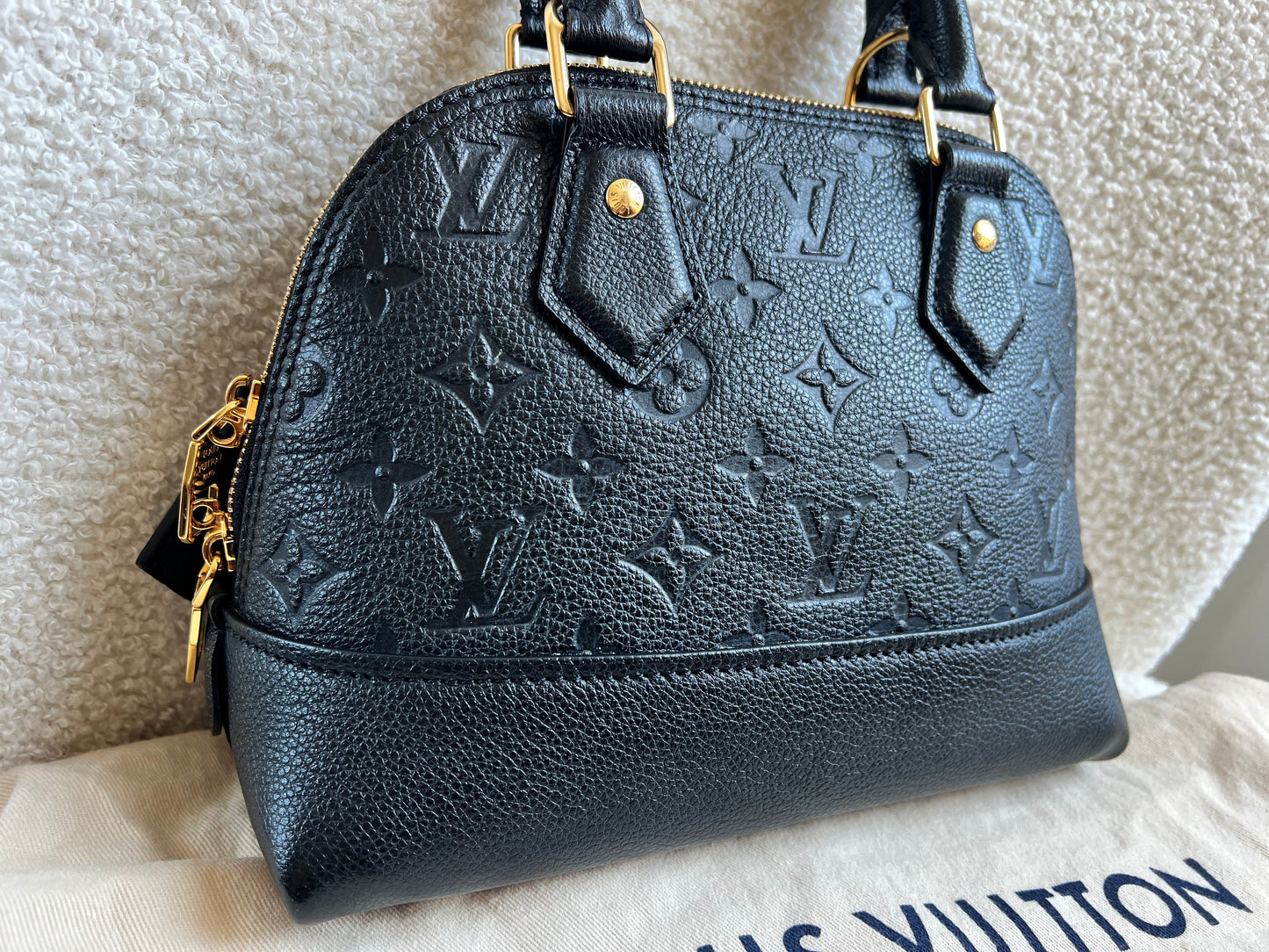 Louis Vuitton Alma Neo BB Black Empreinte  (RRP £2,020)