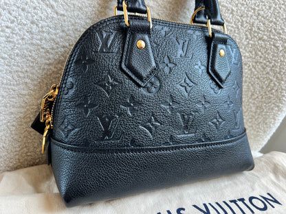 Louis Vuitton Alma Neo BB Black Empreinte  (RRP £2,020)