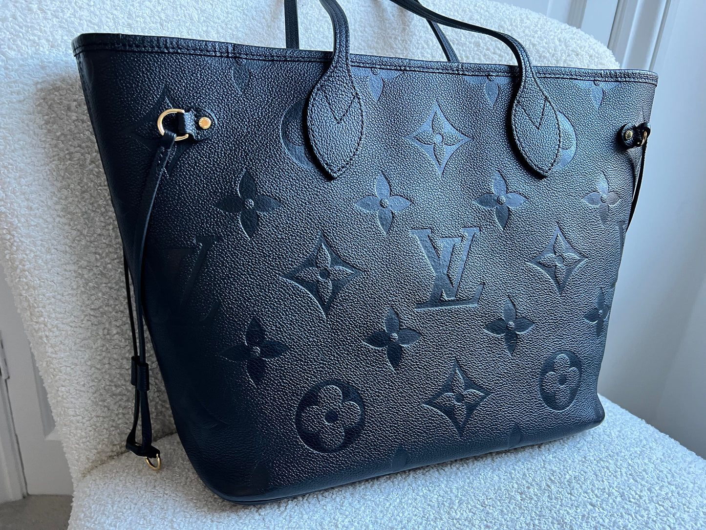 Louis Vuitton Neverfull MM Black Empreinte (RRP £1,970)