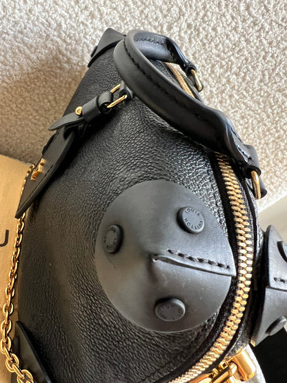 Louis Vuitton Black Empreinte Petite Malle Souple Bag (RRP £2420)