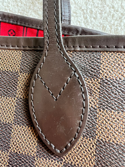 Louis Vuitton Neverfull MM Damier Ebene Cherry Interior (RRP £1,430)