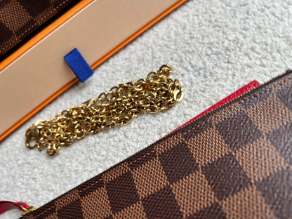 Louis Vuitton Felicie Pochette Damier Ebene (RRP £1110)