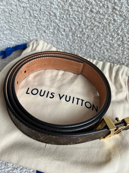 Louis Vuitton Initials Belt Monogram Size 95