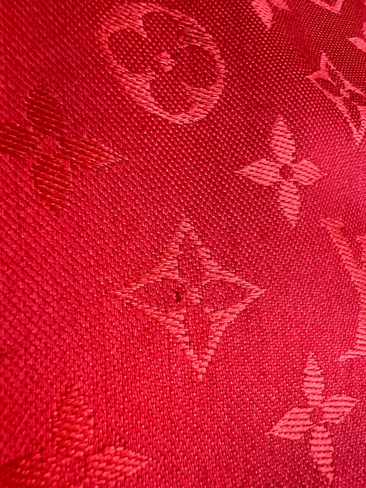 Louis Vuitton Red Monogram Shawl (RRP £475)