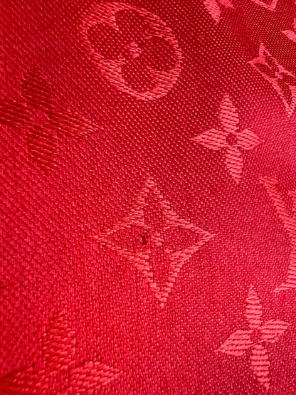 Louis Vuitton Red Monogram Shawl (RRP £475)