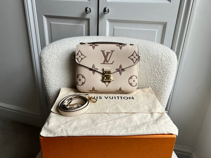 Louis Vuitton Pochette Metis Bicolour Empreinte (RRP £2,230)