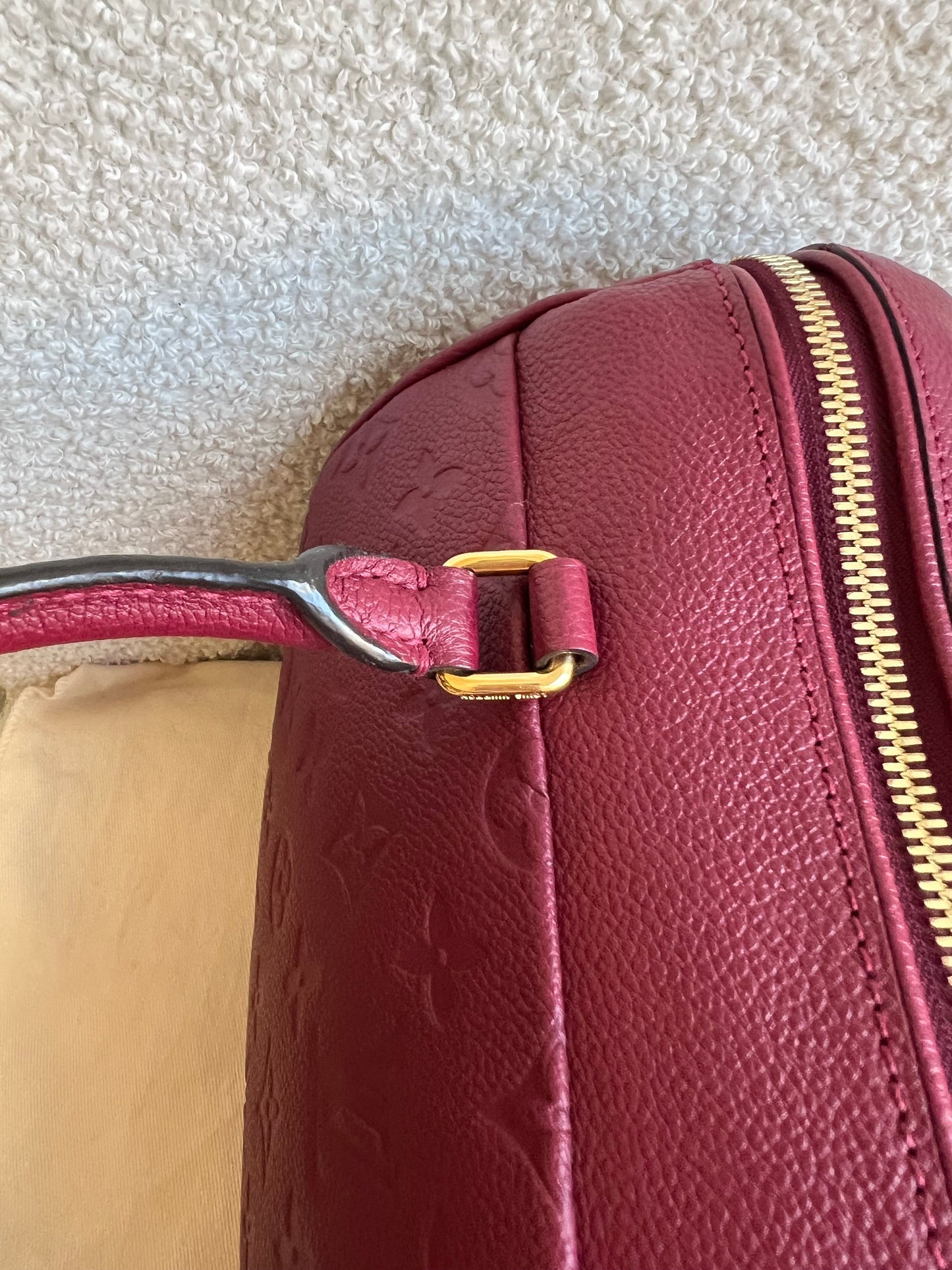 Louis Vuitton Speedy 25 Raisin Empreinte (RRP £1,840)