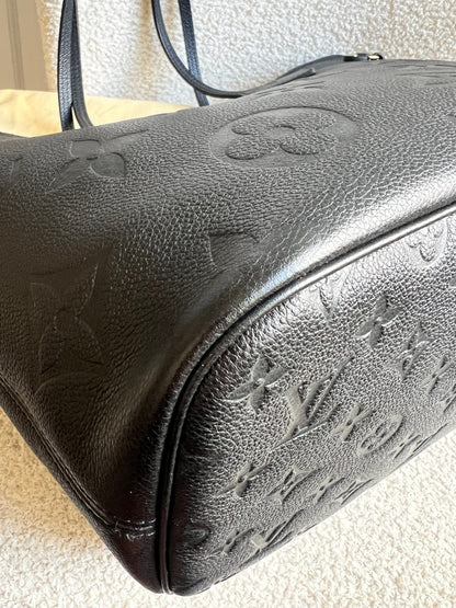 Louis Vuitton Neverfull MM Black Empreinte (RRP £1,970)