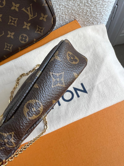 Louis Vuitton Multi Pochette Accessoires Rose Chiaro (RRP £2070)