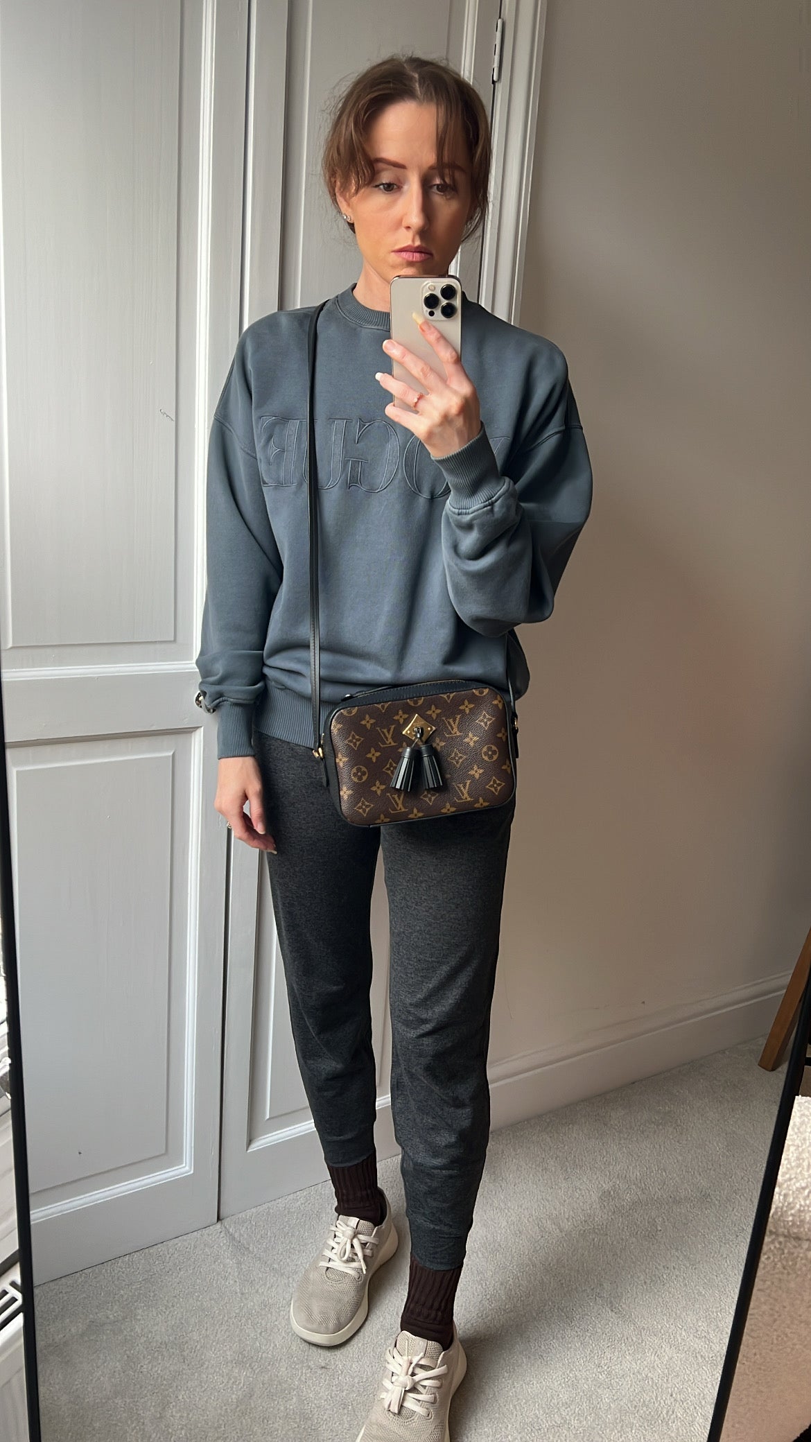 Louis Vuitton Saintonge Black and Monogram