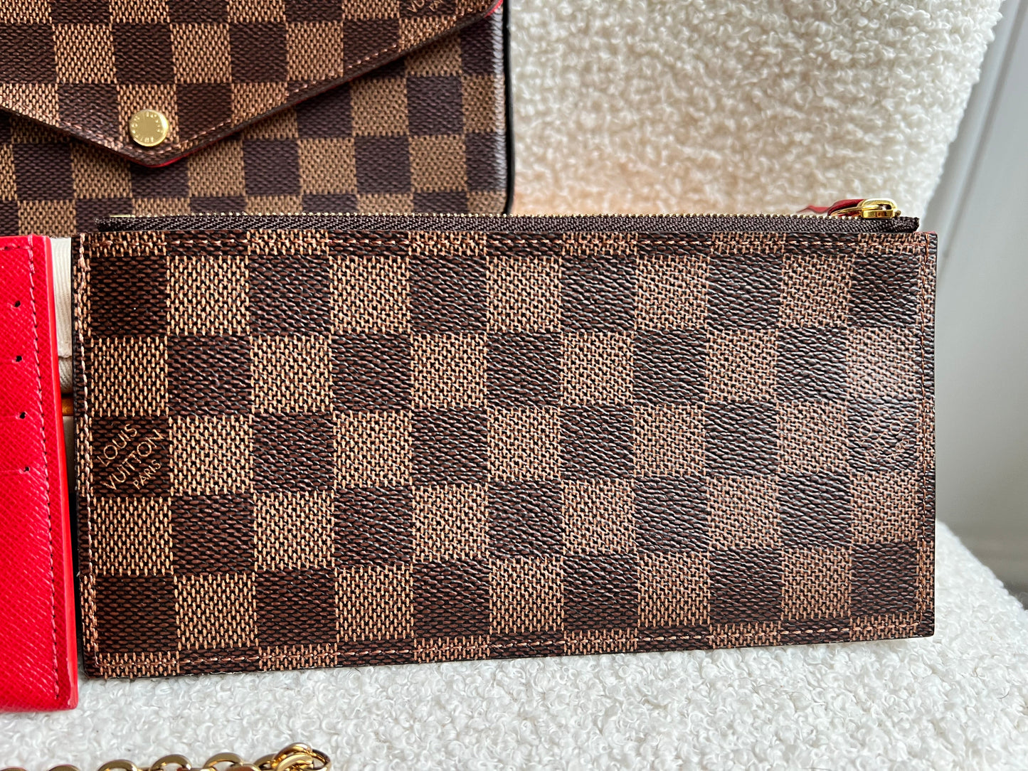 Louis Vuitton Felicie Pochette Damier Ebene (RRP £1110)