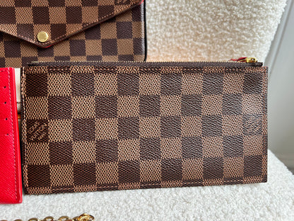 Louis Vuitton Felicie Pochette Damier Ebene (RRP £1110)