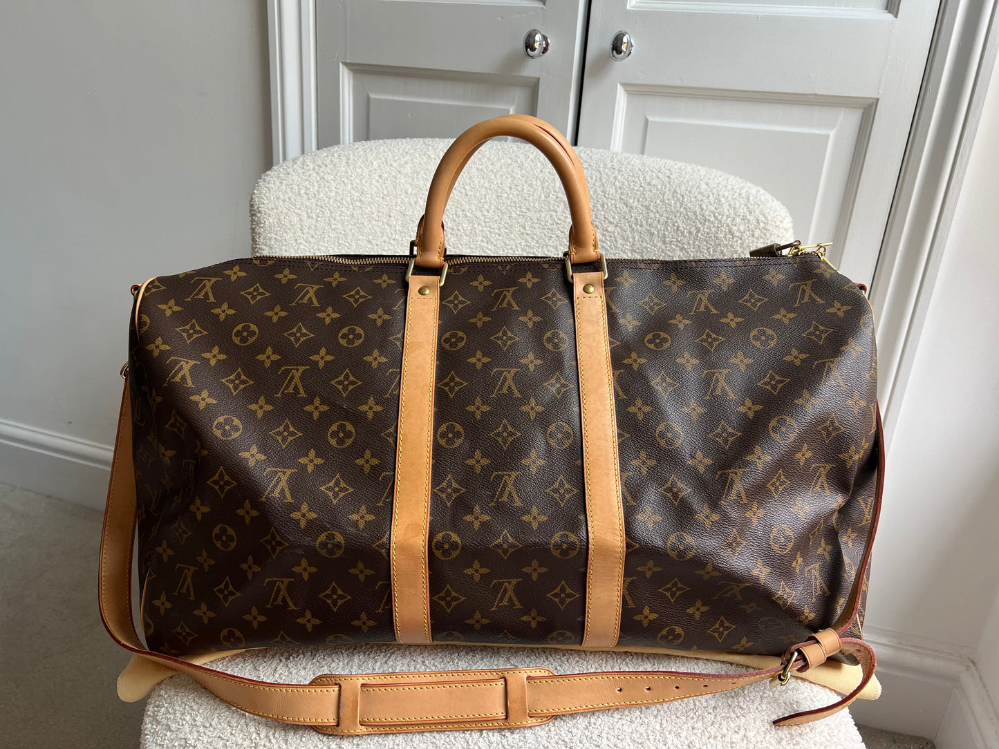 Louis Vuitton Vintage Keepall Bandouliere 55
