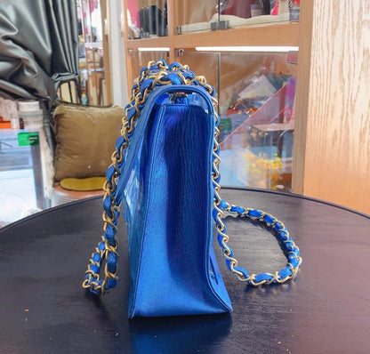 Chanel Lambskin Gold Shoulder Bag Style 19