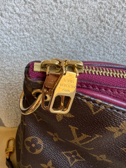 Louis Vuitton Pallas Tote in Monogram and Fuchsia (RRP £1960)