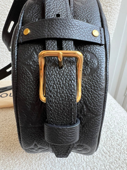 Louis Vuitton Boite Chapeau Souple MM Black Empreinte (RRP £2590)
